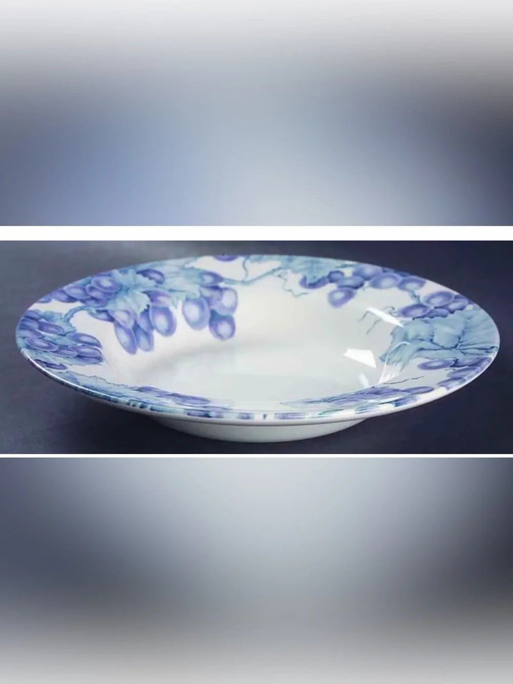 HTF Like new Pier 1 (England Angleterre) Vineyard rimmed soup bowls set of 6